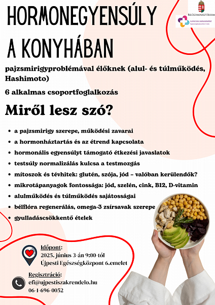 Hormonegyensúly a konyhában - pajzsmirigyproblémával élőknek (alul- és túlműködés, Hashimoto)