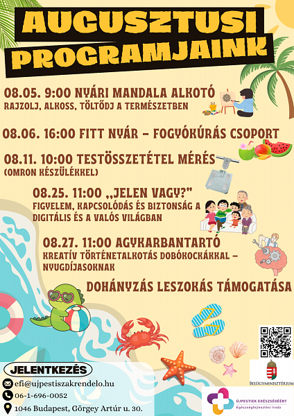 Augusztusi programok